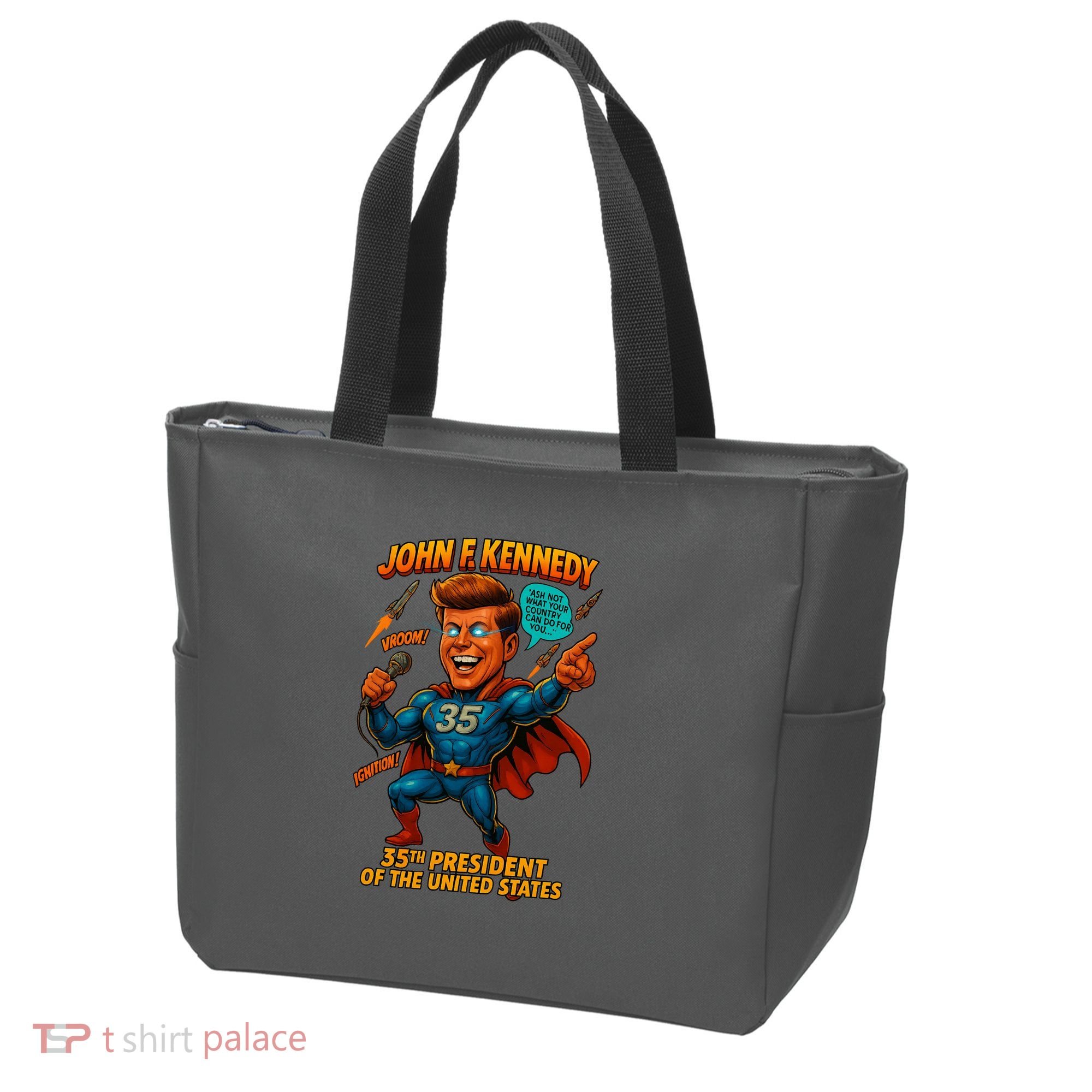 JFK The Presidential Chronicles Tote Bag