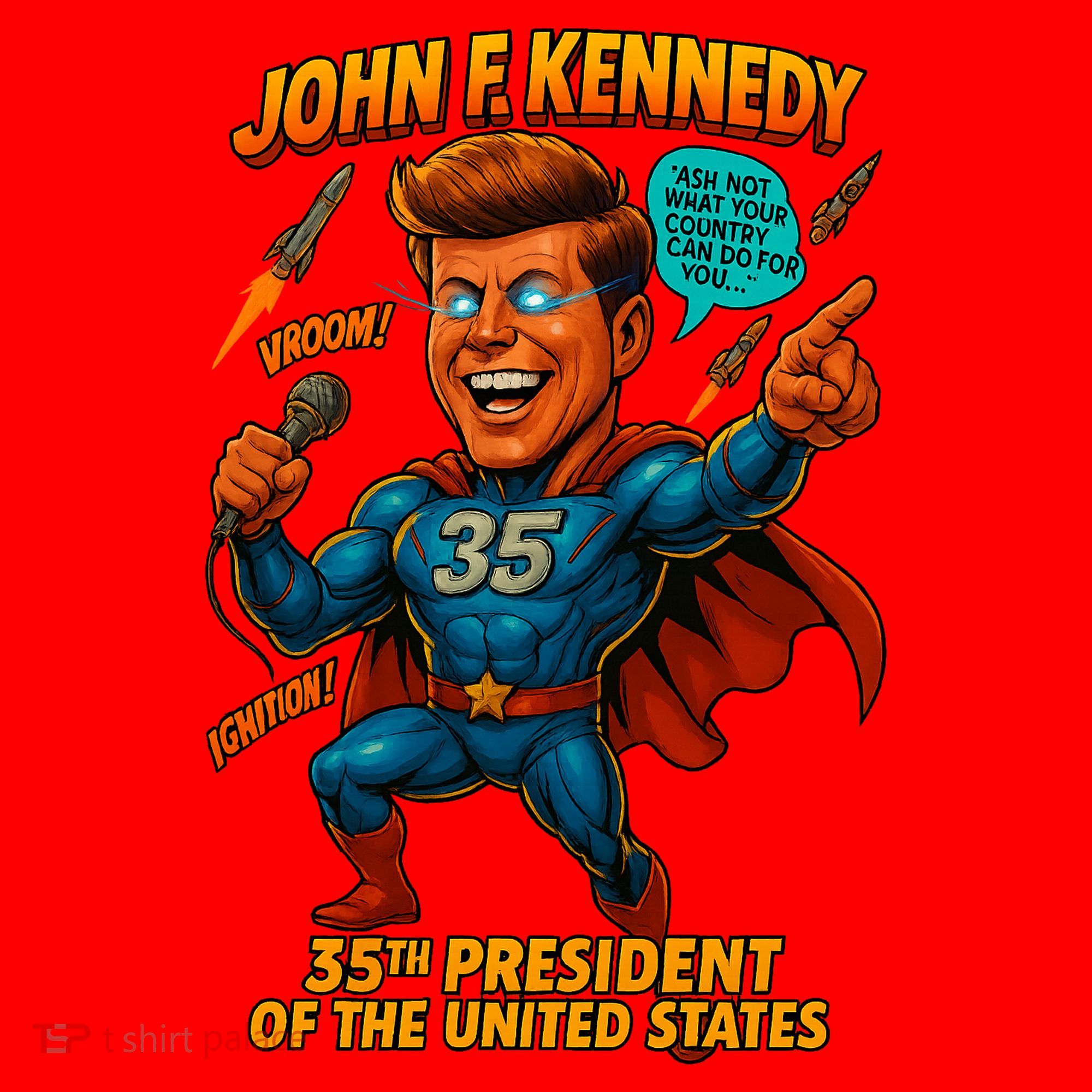 JFK The Presidential Chronicles Santa Hat