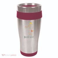 Jazz Trumpet Playing Kitty Cat Cool Jazz Cat Tee 16oz Travel Tumbler thumb 0