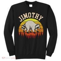 Jimothy The Raccoon Retro Sunset Sweatshirt thumb 0