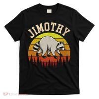 Jimothy The Raccoon Retro Sunset T-Shirt thumb 0