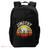 Jimothy The Raccoon Retro Sunset Backpack thumb 0