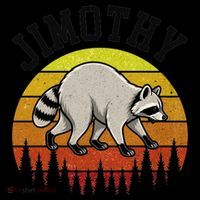 Jimothy The Raccoon Retro Sunset Coffee Mug thumb 5