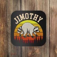 Jimothy The Raccoon Retro Sunset Coaster thumb 0