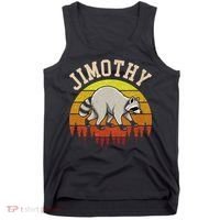 Jimothy The Raccoon Retro Sunset Tank Top thumb 0