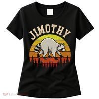 Jimothy The Raccoon Retro Sunset Women's T-Shirt thumb 0