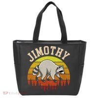 Jimothy The Raccoon Retro Sunset Tote Bag thumb 0