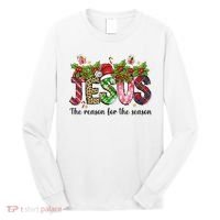 Jesus The Reason For The Season Christian Christmas God  Long Sleeve Shirt thumb 0