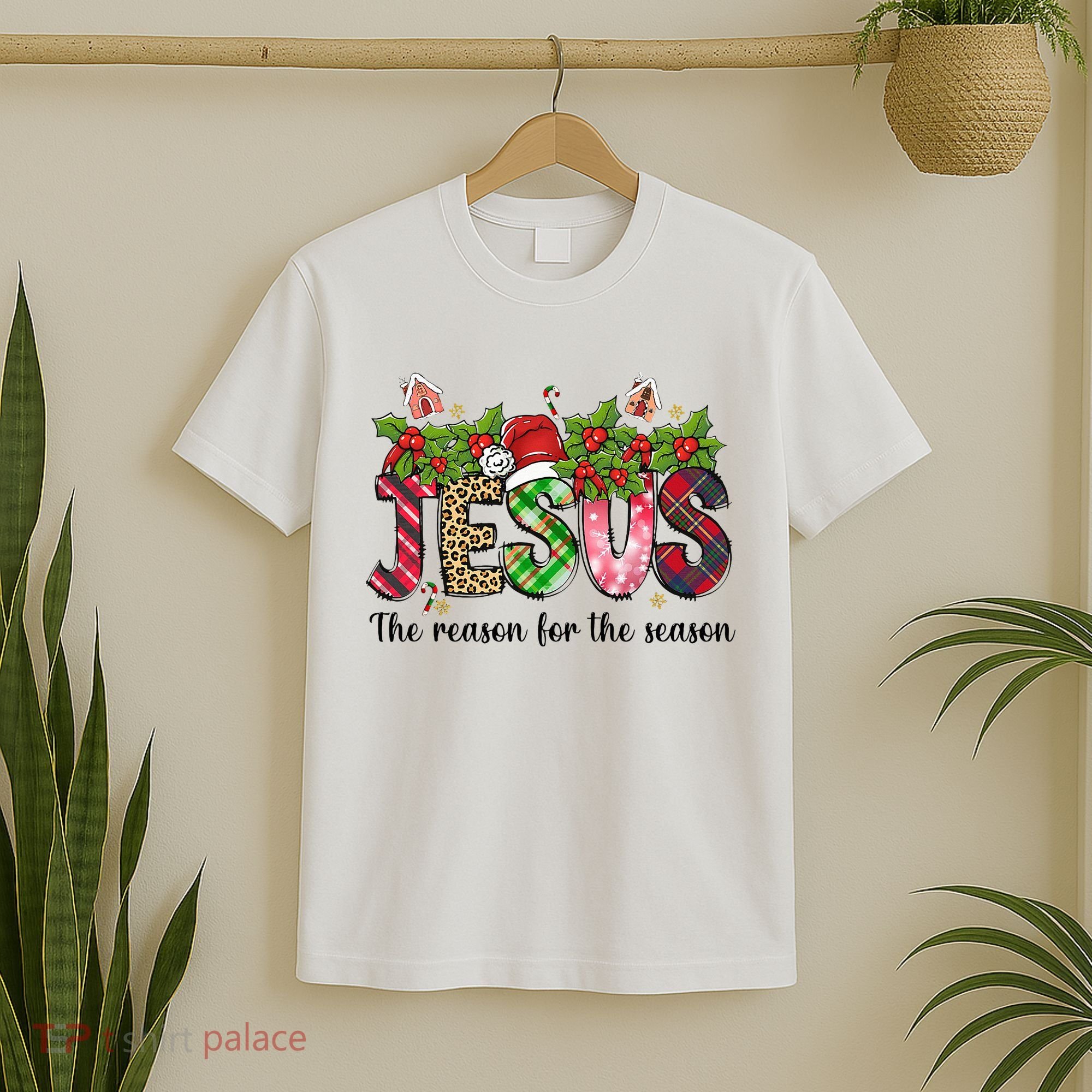 Jesus The Reason For The Season Christian Christmas God  T-Shirt