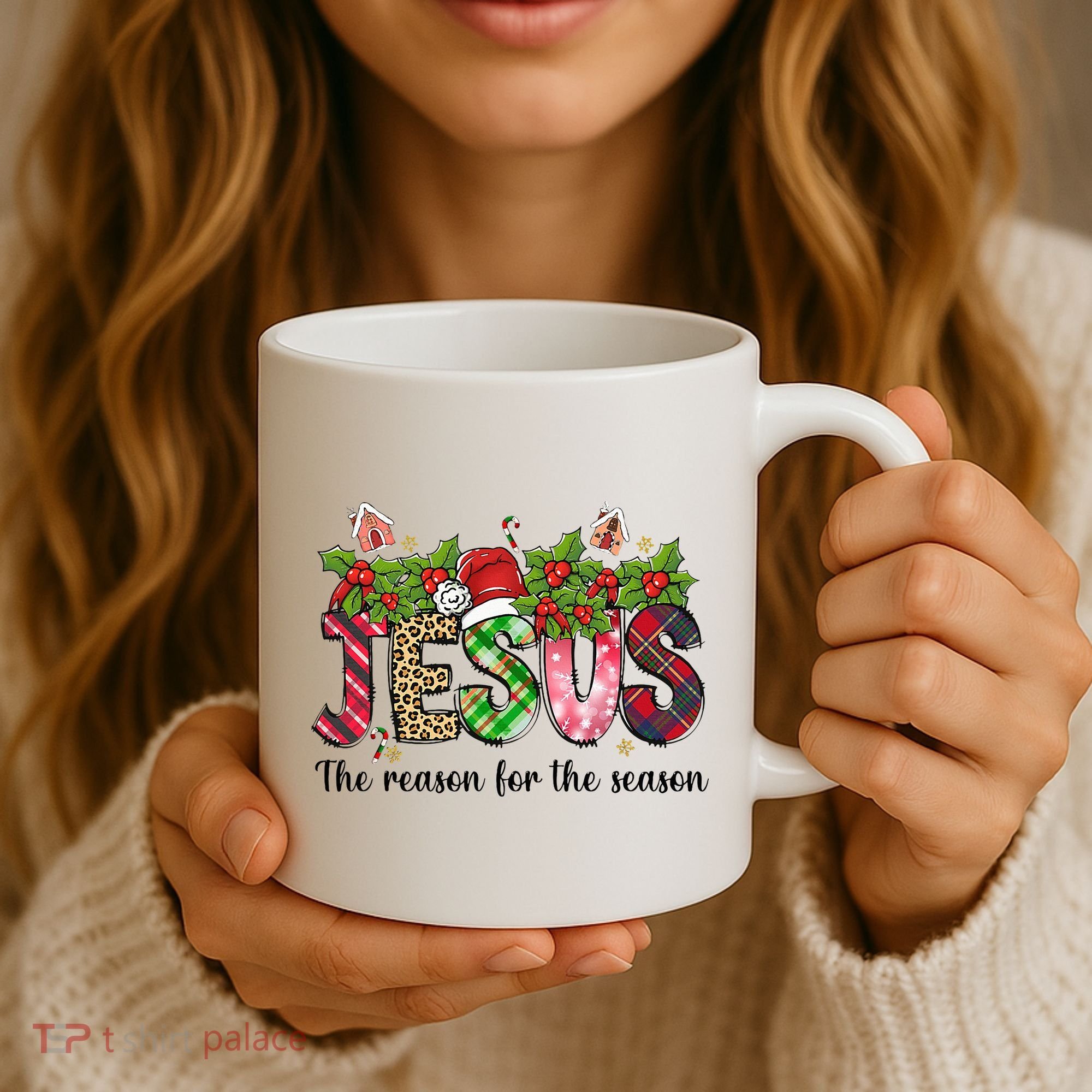 Jesus The Reason For The Season Christian Christmas God  Coffee Mug
