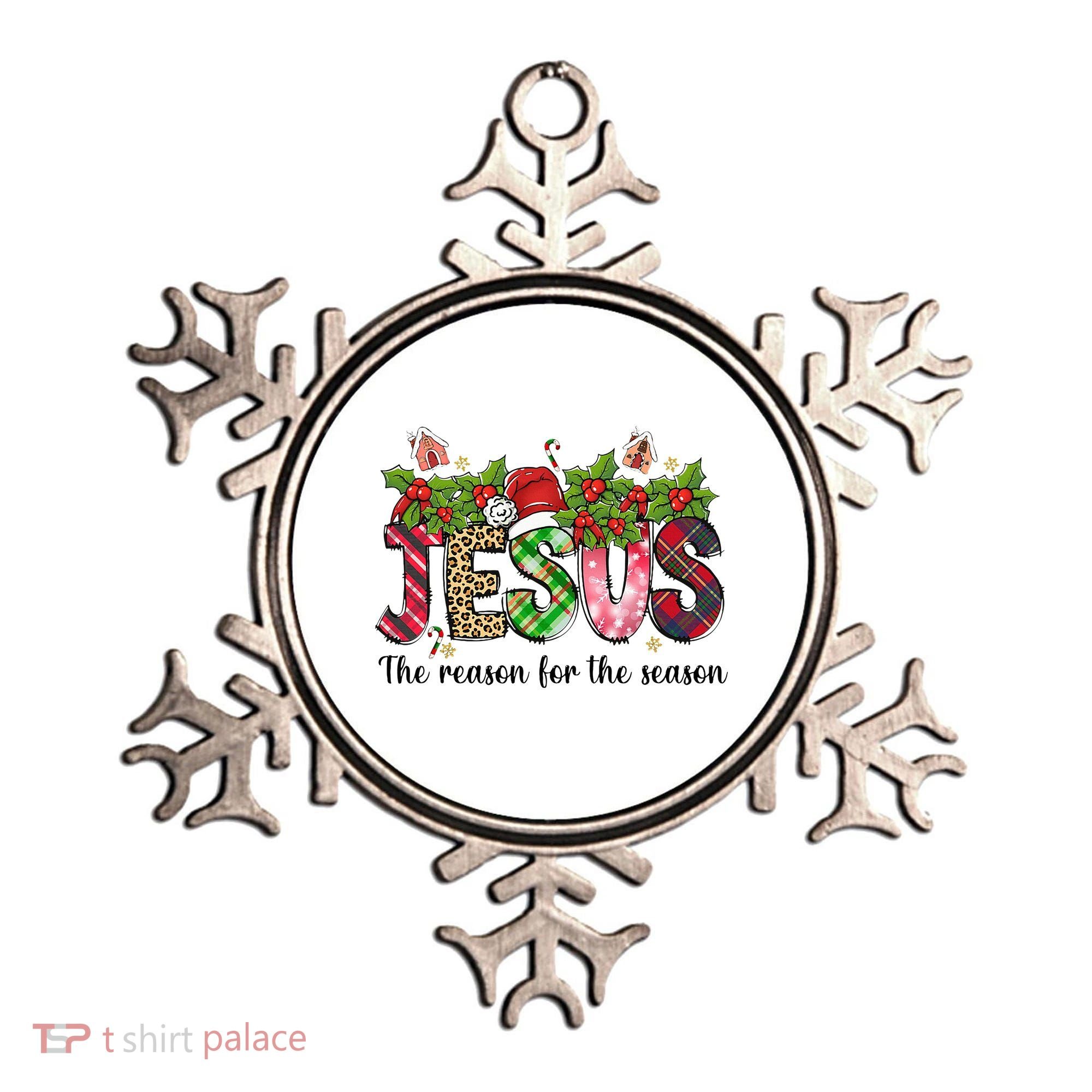 Jesus The Reason For The Season Christian Christmas God  Ornament