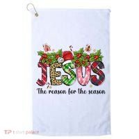 Jesus The Reason For The Season Christian Christmas God  Golf Towel thumb 0