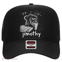 Jimothy The Raccoon Enjoying A Ice Coffee Drink Hat thumb 0