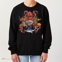 Jellyfish Turtle Seahorse Shark Octopus Ocean Animal Women's Sweatshirt thumb 0