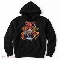 Jellyfish Turtle Seahorse Shark Octopus Ocean Animal Hoodie thumb 0