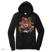 Jellyfish Turtle Seahorse Shark Octopus Ocean Animal Women's Hoodie thumb 0