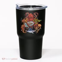 Jellyfish Turtle Seahorse Shark Octopus Ocean Animal Tumbler thumb 0