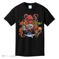 Jellyfish Turtle Seahorse Shark Octopus Ocean Animal Kids T-Shirt thumb 0