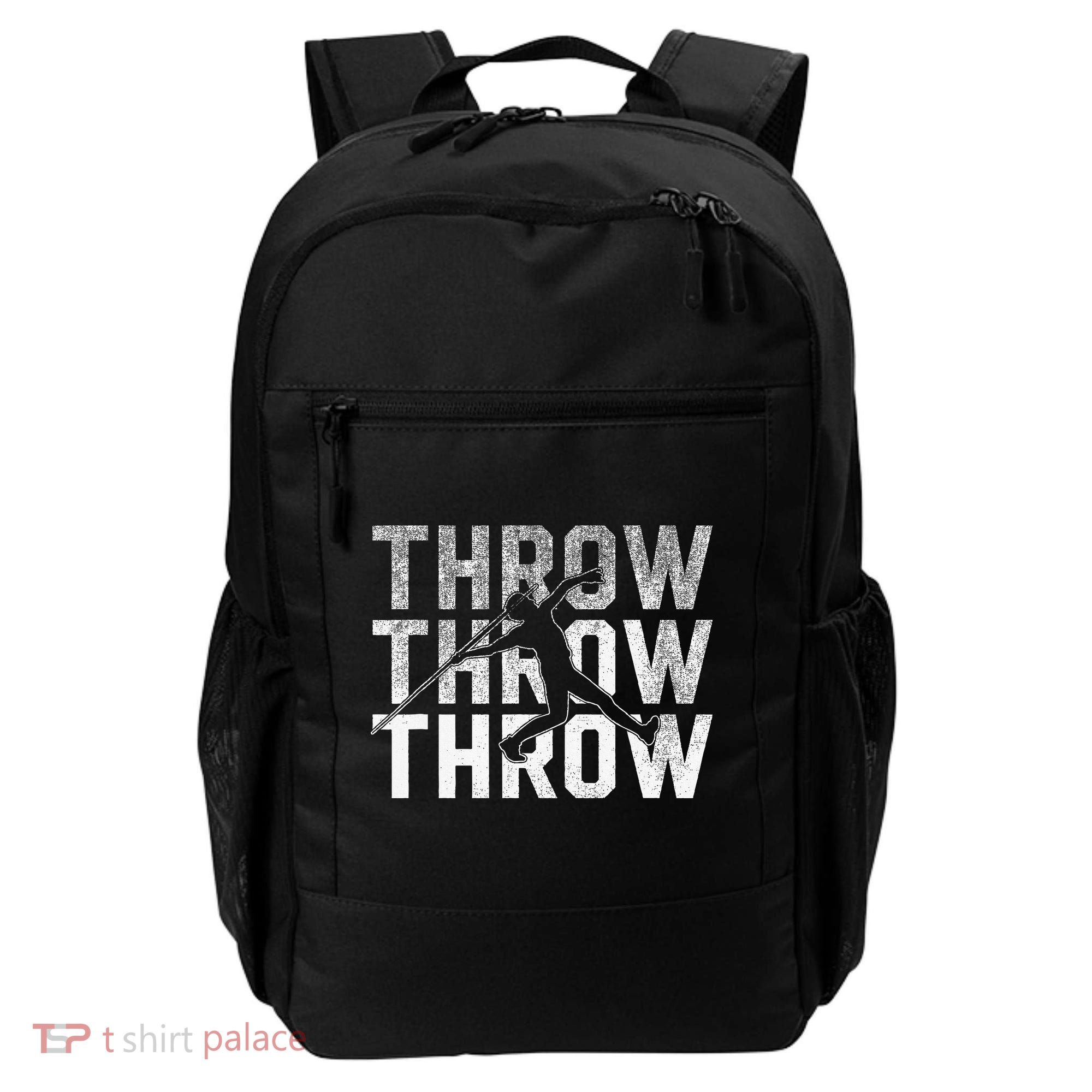 Javelin Throw Sports Thrower Athlete Track Backpack