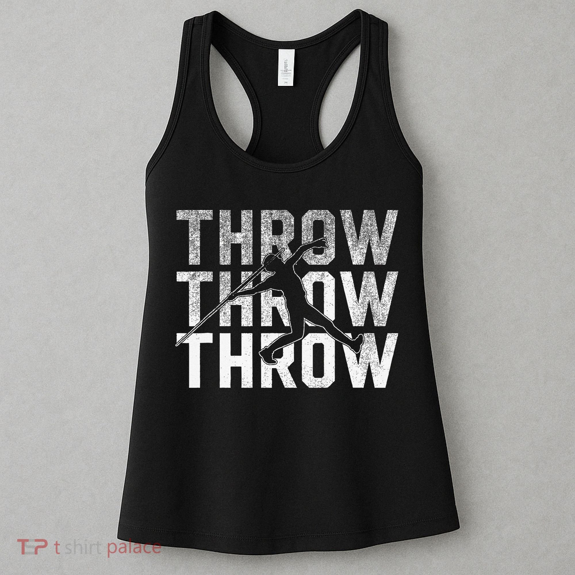 Javelin Throw Sports Thrower Athlete Track Women's Tank Top