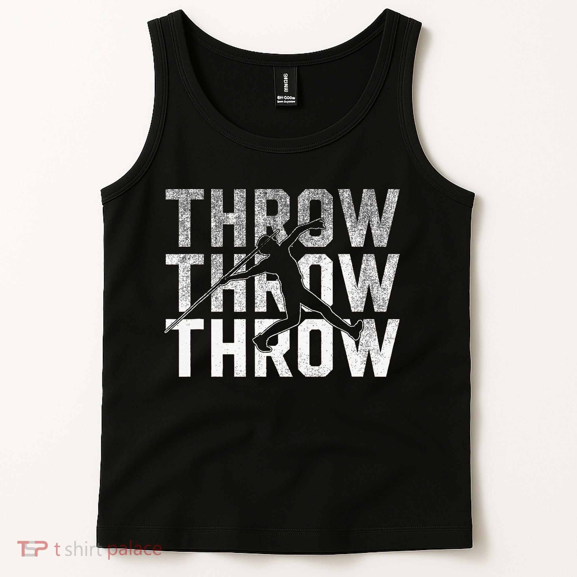 Javelin Throw Sports Thrower Athlete Track Tank Top