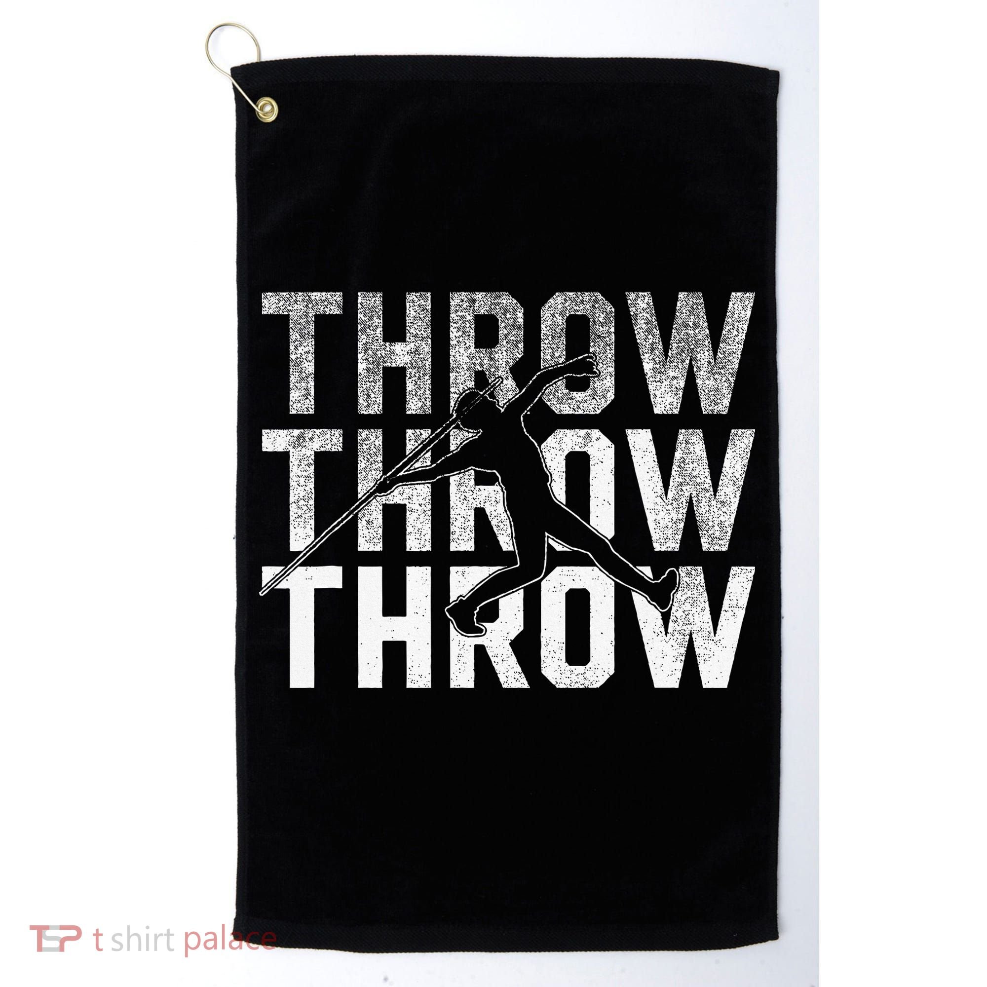 Javelin Throw Sports Thrower Athlete Track Golf Towel
