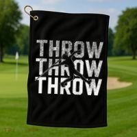 Javelin Throw Sports Thrower Athlete Track Golf Towel thumb 1