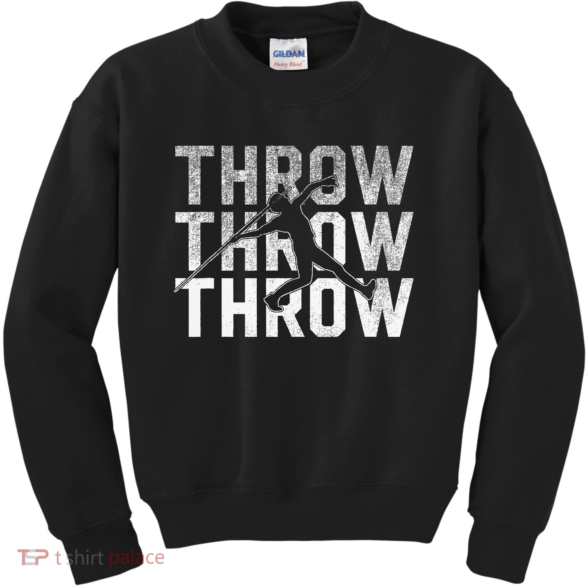 Javelin Throw Sports Thrower Athlete Track Kids Sweatshirt