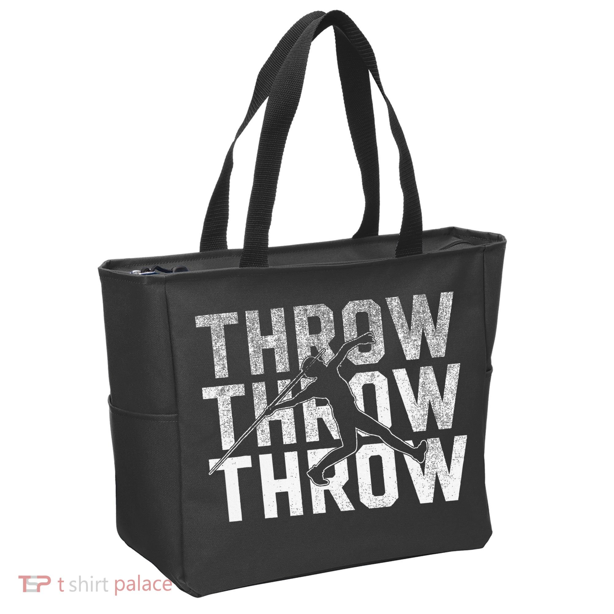 Javelin Throw Sports Thrower Athlete Track Tote Bag