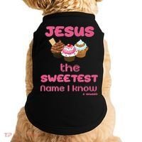 Jesus The Sweetest Name I Know Doggie Tank thumb 0