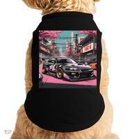 Jdm Tokyo Skyline Retro Japanese Race Car Drift Tuning Gift Doggie Tank thumb 0