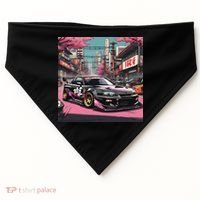 Jdm Tokyo Skyline Retro Japanese Race Car Drift Tuning Gift USA-Made Doggie Bandana thumb 0
