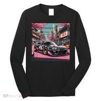 Jdm Tokyo Skyline Retro Japanese Race Car Drift Tuning Gift Long Sleeve Shirt thumb 0