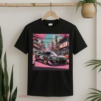 Jdm Tokyo Skyline Retro Japanese Race Car Drift Tuning Gift T-Shirt thumb 2