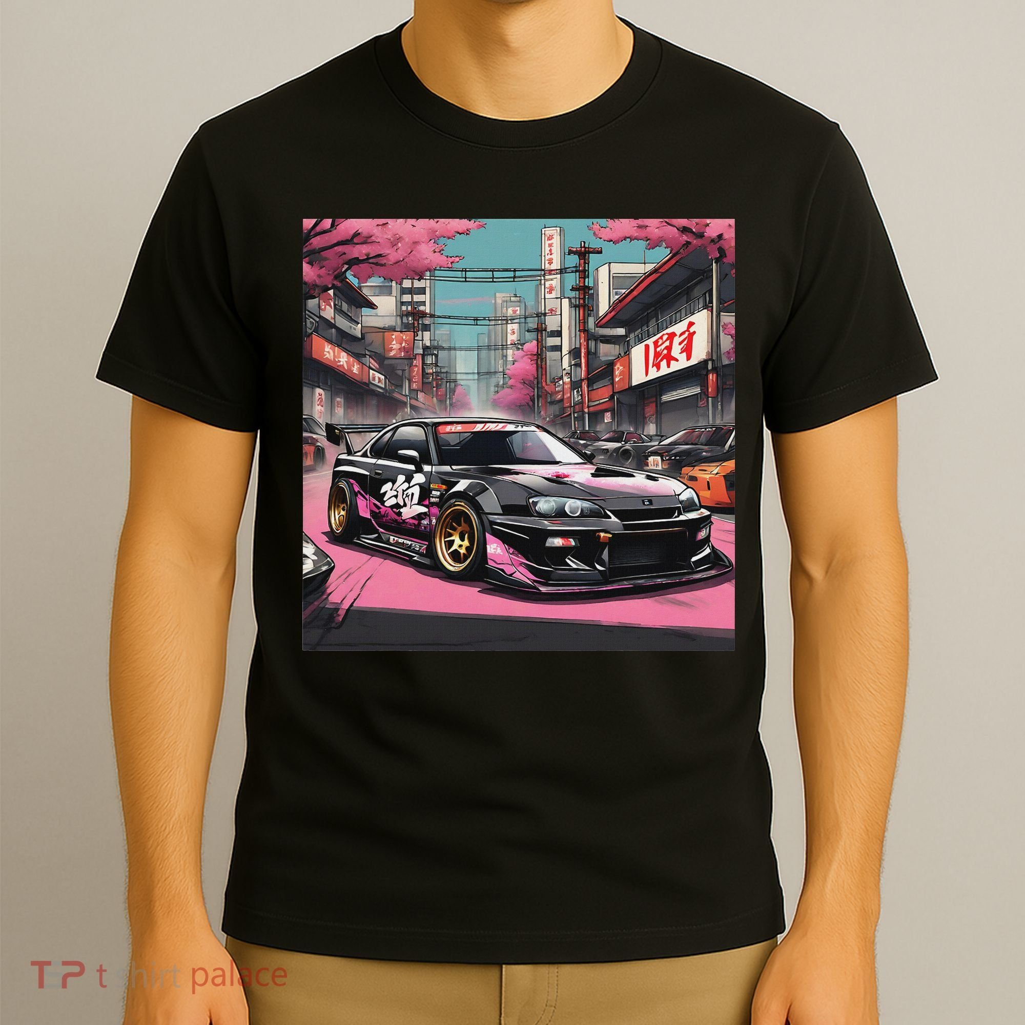 Jdm Tokyo Skyline Retro Japanese Race Car Drift Tuning Gift T-Shirt