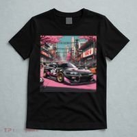 Jdm Tokyo Skyline Retro Japanese Race Car Drift Tuning Gift T-Shirt thumb 5