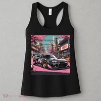 Jdm Tokyo Skyline Retro Japanese Race Car Drift Tuning Gift Women's Tank Top thumb 3