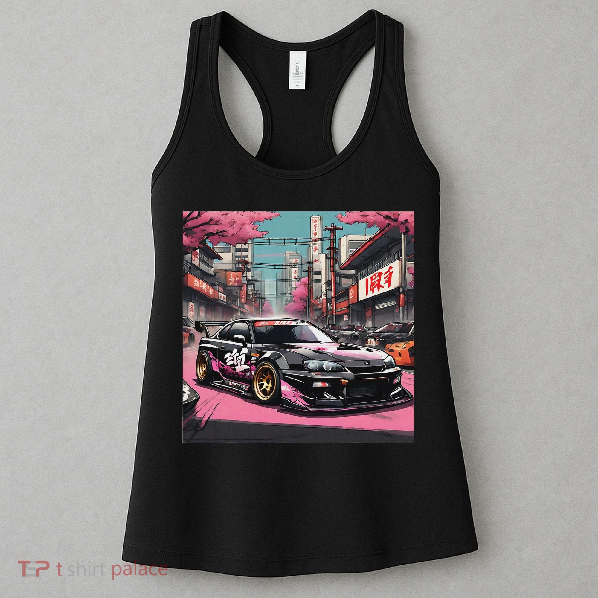 Jdm Tokyo Skyline Retro Japanese Race Car Drift Tuning Gift Women's Tank Top
