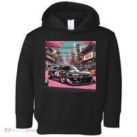 Jdm Tokyo Skyline Retro Japanese Race Car Drift Tuning Gift Toddler Hoodie thumb 0