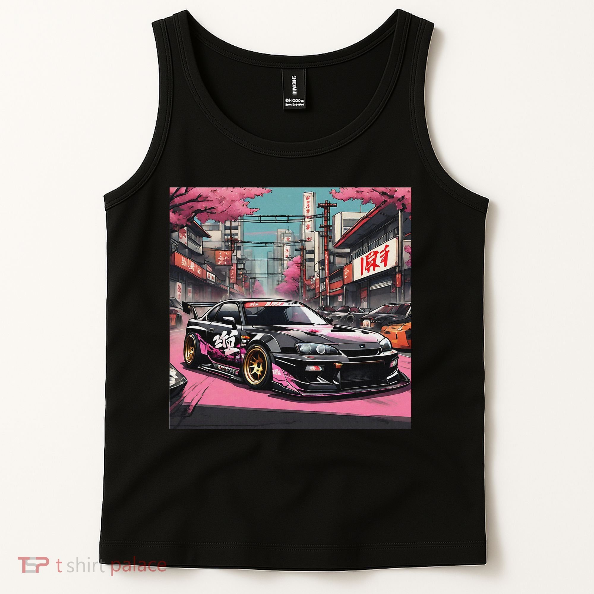 Jdm Tokyo Skyline Retro Japanese Race Car Drift Tuning Gift Tank Top