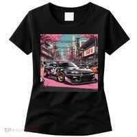 Jdm Tokyo Skyline Retro Japanese Race Car Drift Tuning Gift Women's T-Shirt thumb 0
