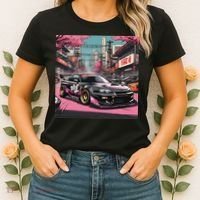 Jdm Tokyo Skyline Retro Japanese Race Car Drift Tuning Gift Women's T-Shirt thumb 2