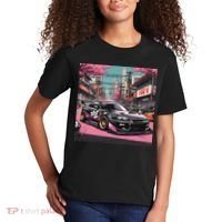 Jdm Tokyo Skyline Retro Japanese Race Car Drift Tuning Gift Kids T-Shirt thumb 2