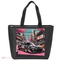 Jdm Tokyo Skyline Retro Japanese Race Car Drift Tuning Gift Tote Bag thumb 0