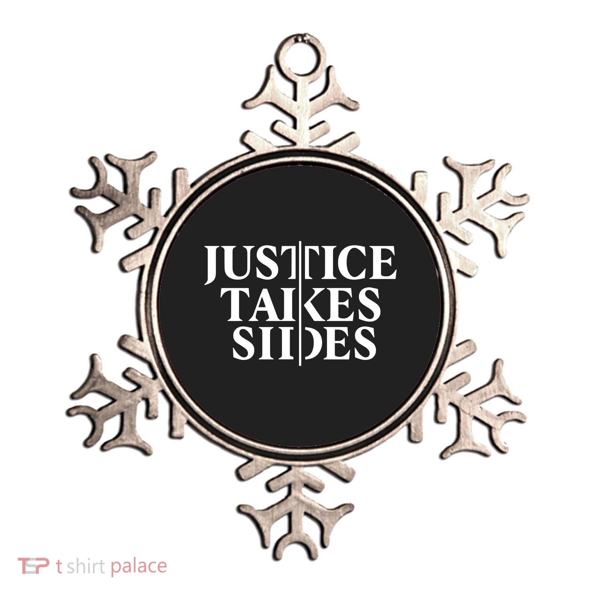 Justice Takes Sides Ornament