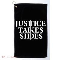 Justice Takes Sides Golf Towel thumb 0