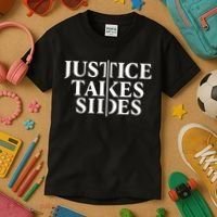 Justice Takes Sides Kids T-Shirt thumb 3