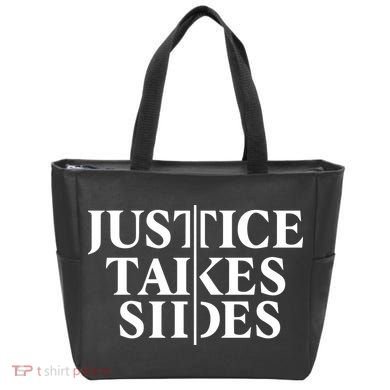 Justice Takes Sides Tote Bag