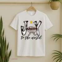 Joy To The World Baby Jesus In The Manger T-Shirt thumb 2