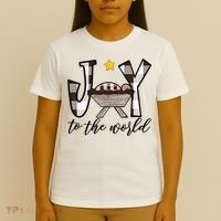 Joy To The World Baby Jesus In The Manger T-Shirt thumb 4